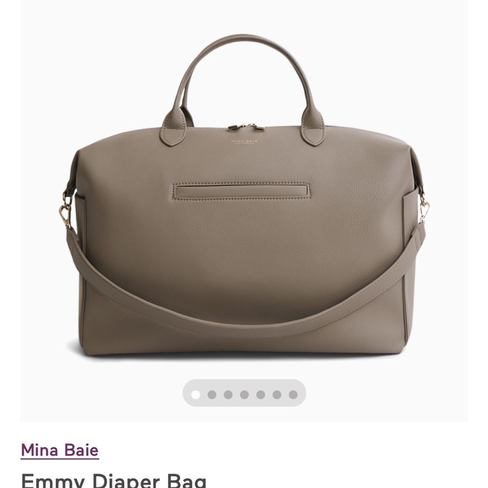 Mina Baie Emmy Baby Bag in Sand
